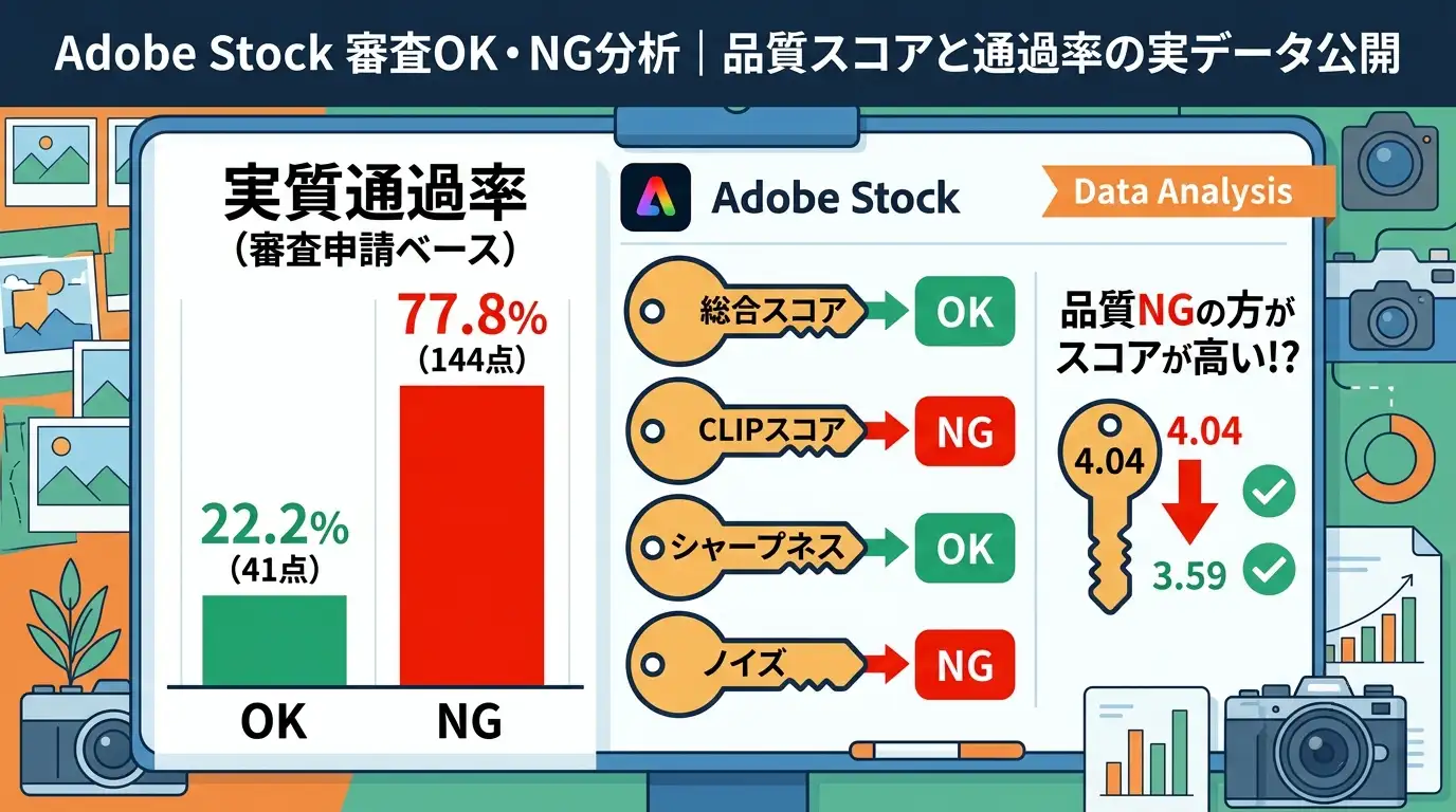 Adobe Stock審査OK・NG分析