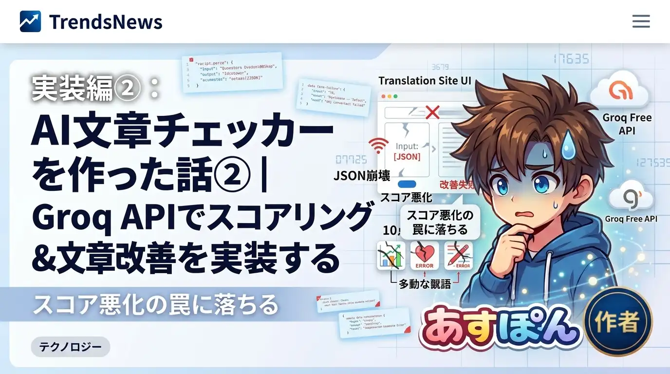 AI文章チェッカー 開発記録