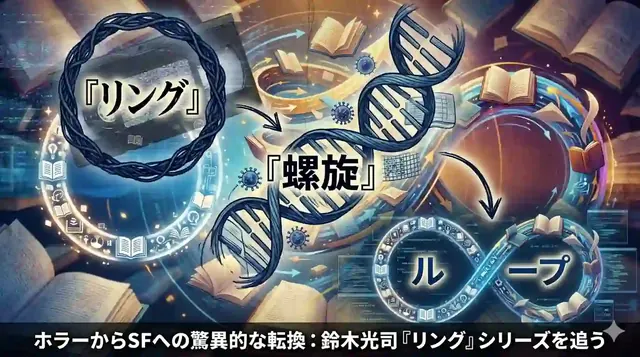 鈴木光司『リング』『螺旋』『ループ』三部作――ホラーから始まりSFで終わる衝撃の読書体験