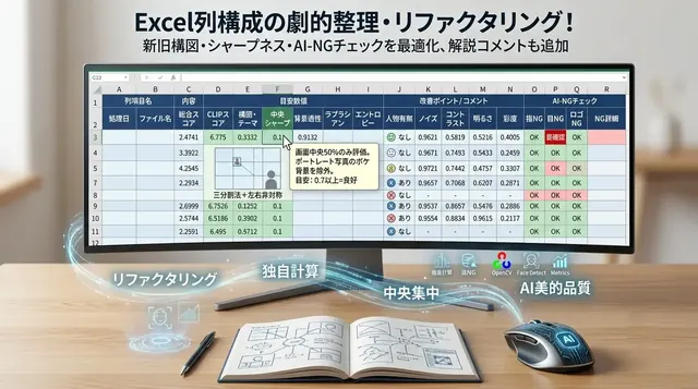AIストックフォト解析ツール大幅強化｜NGチェック・JSON設定管理・Google Colab対応まで