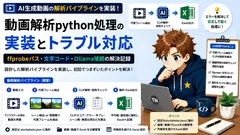 video_analyzer.pyの実装と初回エラー｜ffprobeパス・文字コード・Ollama接続のトラブル対応