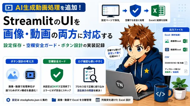 StreamlitのUIを画像・動画の両方に対応する｜「空欄でも壊れない」設計をどう実装したか