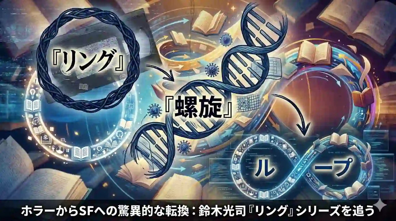 鈴木光司『リング』『螺旋』『ループ』三部作――ホラーから始まりSFで終わる衝撃の読書体験