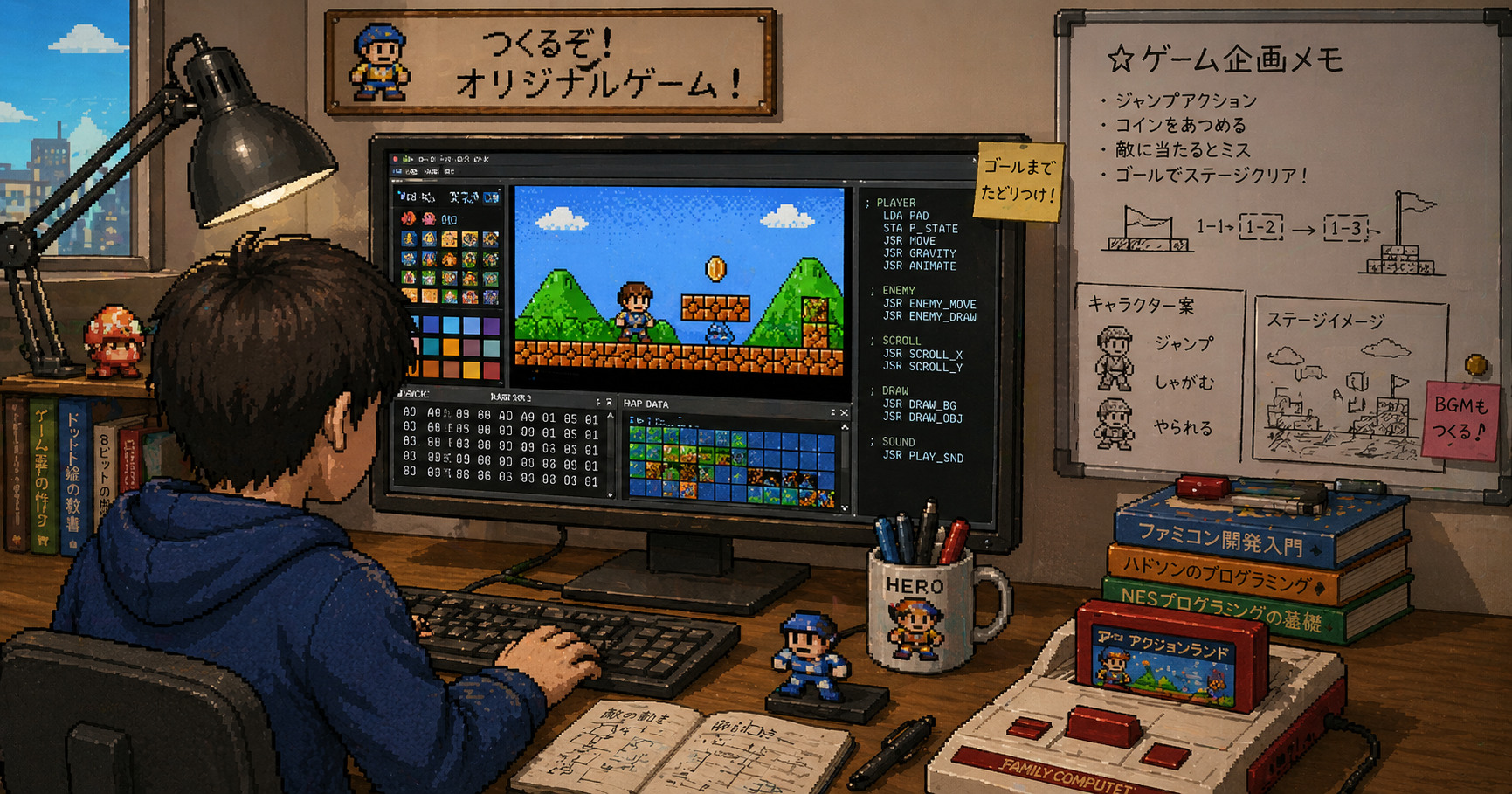 ファミコン世代がAIを使って初めてのゲーム制作に挑戦