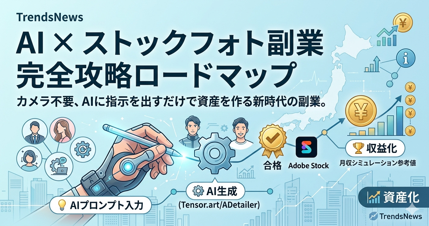 AIストックフォト副業